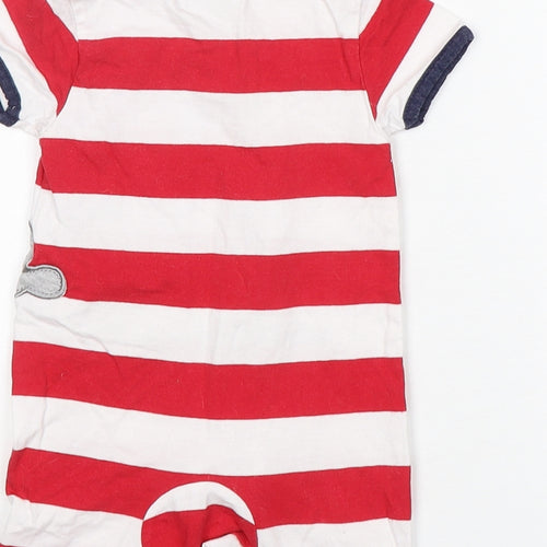 Babaluno Boys Multicoloured Striped Cotton Romper One-Piece Size 3-6 Months