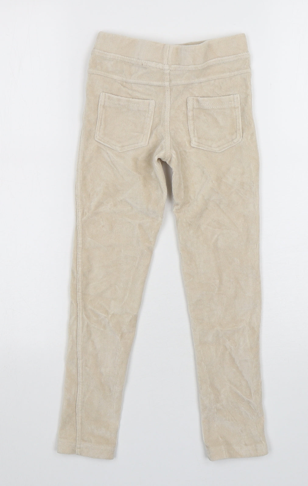 Young Dimension Girls Beige  Polyester Sweatpants Trousers Size 7-8 Years  Regular