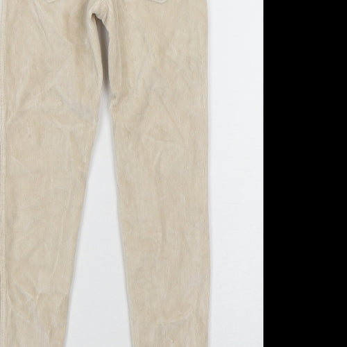 Young Dimension Girls Beige  Polyester Sweatpants Trousers Size 7-8 Years  Regular