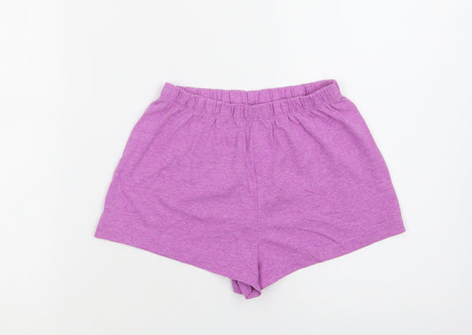 NEXT Girls Purple  Cotton Bermuda Shorts Size 6-7 Years  Regular