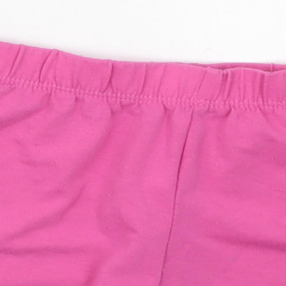 Ping Pop Girls Pink  Polyester Sweat Shorts Size 8 Years  Regular  - Sleep Shorts