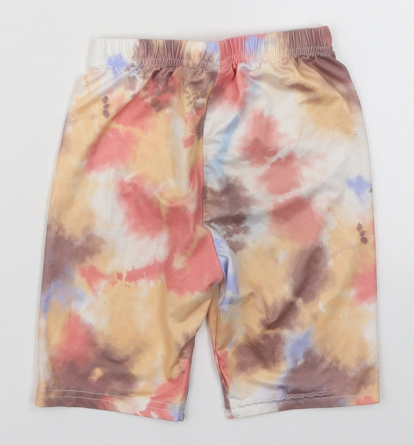 SheIn Girls Multicoloured  Polyester Biker Shorts Size 8 Years  Regular  - Abstract
