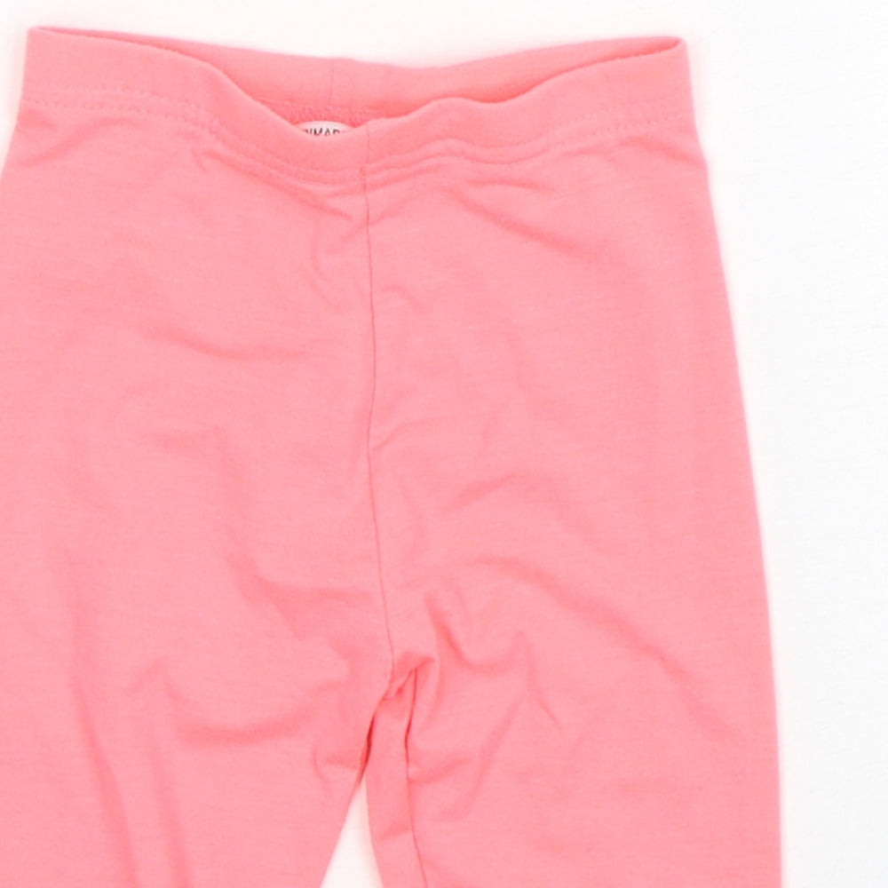 Primark Girls Pink  Polyester Sweatpants Trousers Size 3-4 Years  Regular  - Leggings