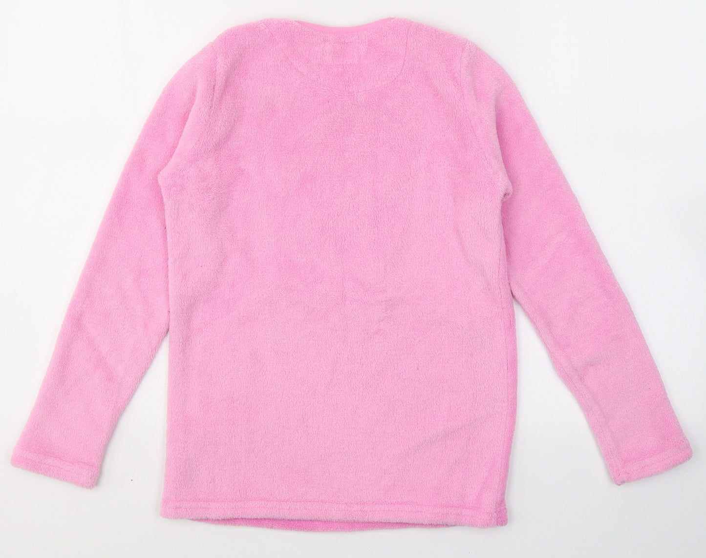Primark Girls Pink  Polyester Top Pyjama Top Size 11-12 Years   - LLAMA PARTY