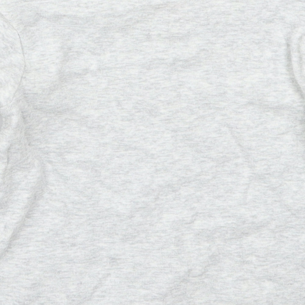Cath Kidston Girls Grey  Cotton Basic T-Shirt Size 12-18 Months Crew Neck Pullover - Rabbits