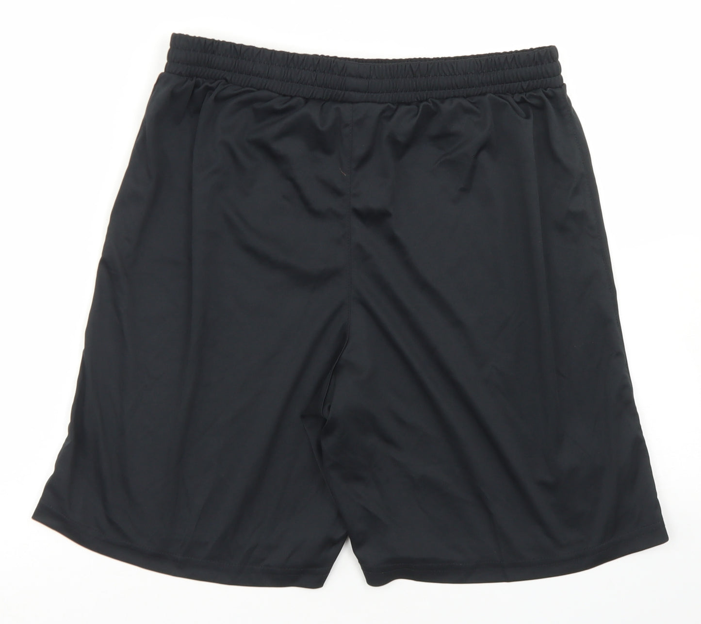 Joma Mens Black  Polyester Athletic Shorts Size S L6 in Regular Drawstring - Crewe UTD