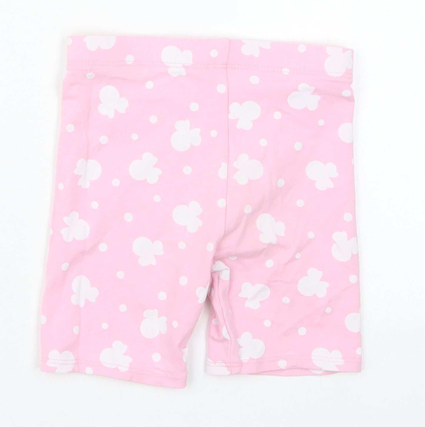 George Girls Pink  Cotton Biker Shorts Size 2-3 Years  Regular  - Minnie Mouse
