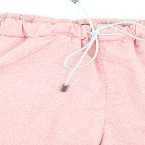 Topman Mens Pink  Polyester Athletic Shorts Size S  Regular Drawstring - Inside Leg 4 Inches