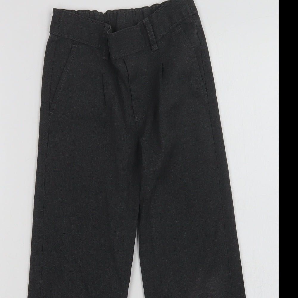 Dunnes Stores Boys Grey  Polyester Dress Pants Trousers Size 4-5 Years  Regular  - School Wear