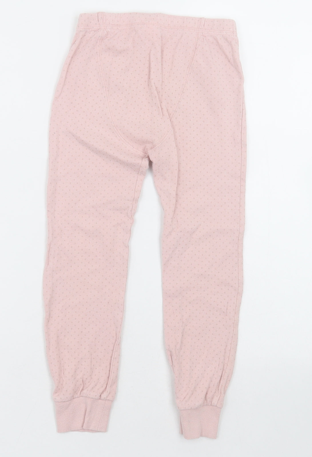 NEXT Girls Pink Polka Dot Cotton Cami Pyjama Pants Size 5-6 Years  Pullover