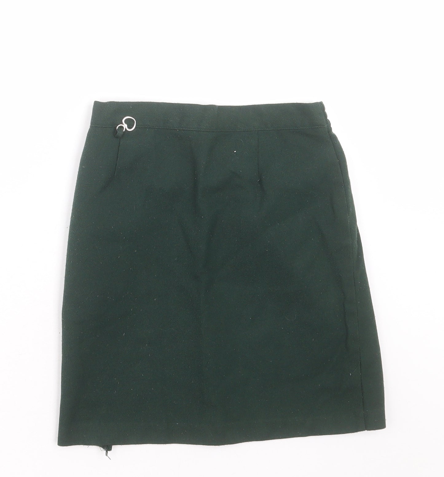 Banner Girls Green  Polyester A-Line Skirt Size 7-8 Years  Regular