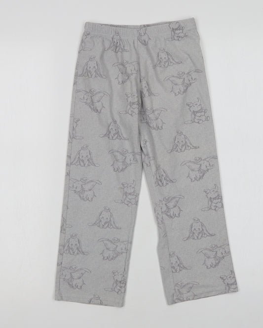 F&F Girls Grey Geometric Polyester  Pyjama Pants Size 5-6 Years   - Dumbo