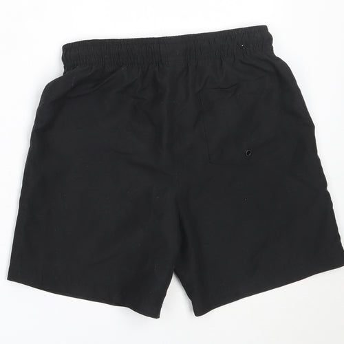 F&F Boys Black  Polyester Bermuda Shorts Size 9-10 Years  Regular