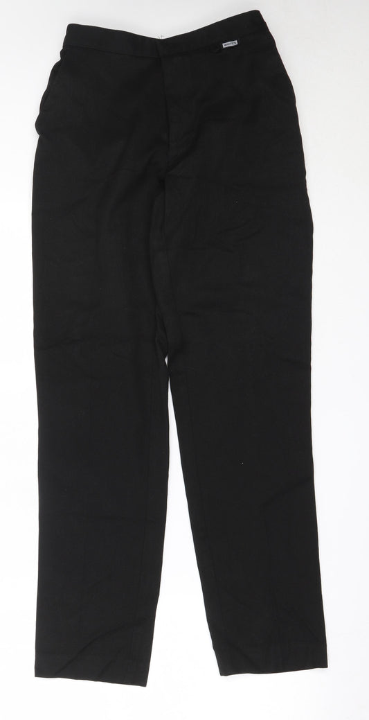 Carrington Boys Black  Polyester Dress Pants Trousers Size 11 Years  Regular  - school