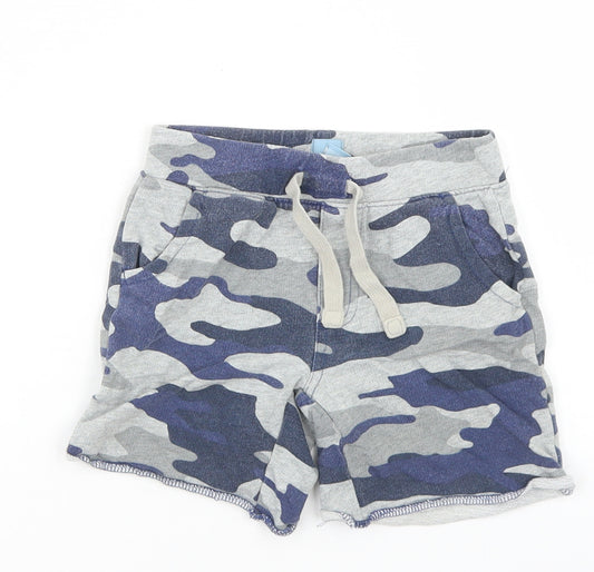 Gap Boys Grey Camouflage Cotton Sweat Shorts Size 3 Years  Regular