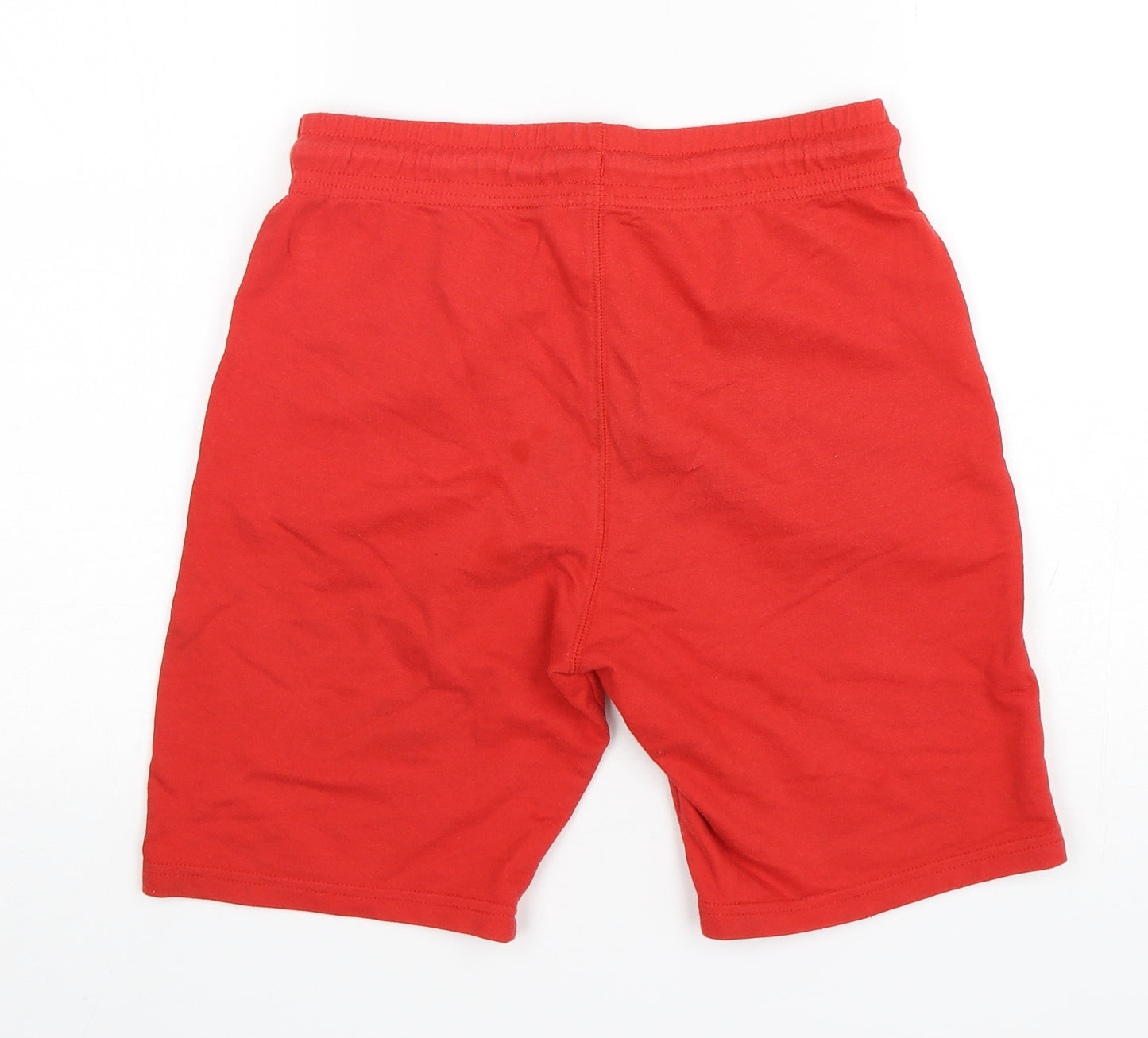 F&F Girls Red  Cotton Sweat Shorts Size 11-12 Years  Regular