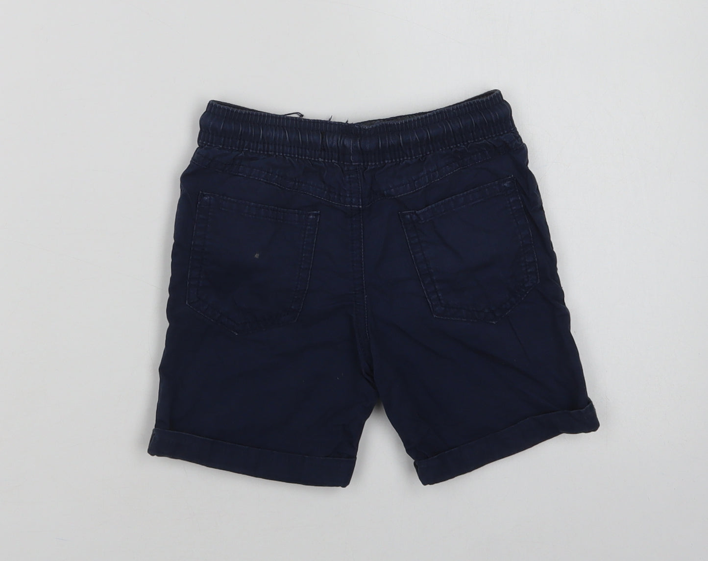Pep & Co Boys Blue  Cotton Sweat Shorts Size 2-3 Years  Regular Drawstring