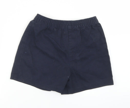 F&F Boys Blue  Cotton Bermuda Shorts Size 5-6 Years  Regular