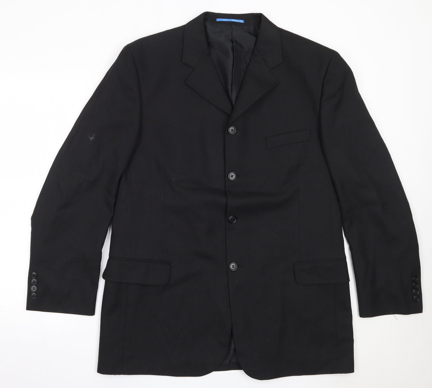 Wilson Mens Black  Polyester Jacket Blazer Size L