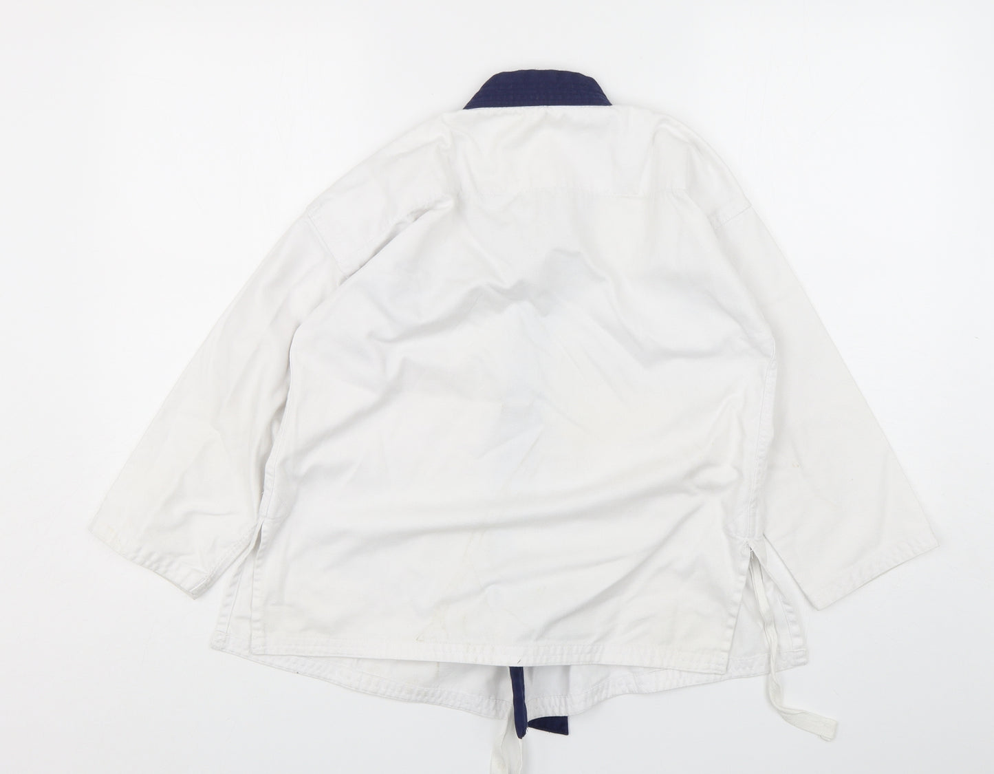 World Ju Jitsu federation  Boys White V-Neck  Polyester Pullover Jumper Size 10 Years  Pullover - Ju Jitsu Gi