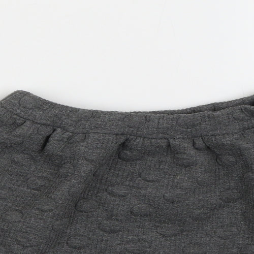 TU Girls Grey  Polyester Skater Skirt Size 4-5 Years  Regular  - Penguin Star