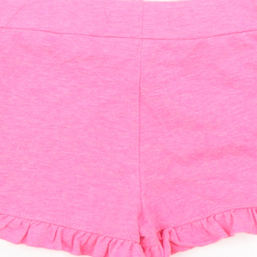 Primark Girls Pink  Polyester Sweat Shorts Size 2-3 Years  Regular