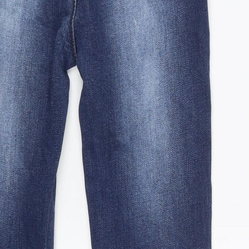 Denim Co. Girls Blue  Cotton Skinny Jeans Size 10-11 Years L23 in Slim Zip