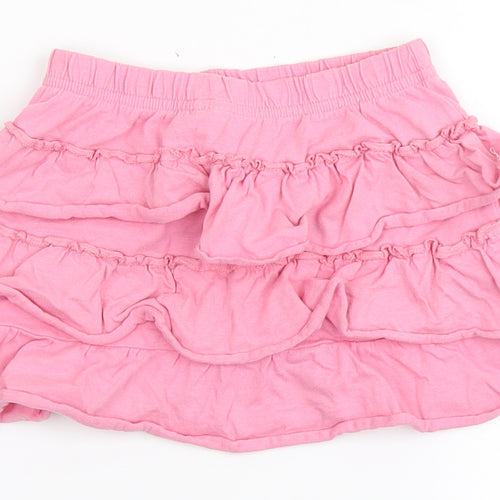 George Girls Pink  100% Cotton Mini Skirt Size 4-5 Years  Regular