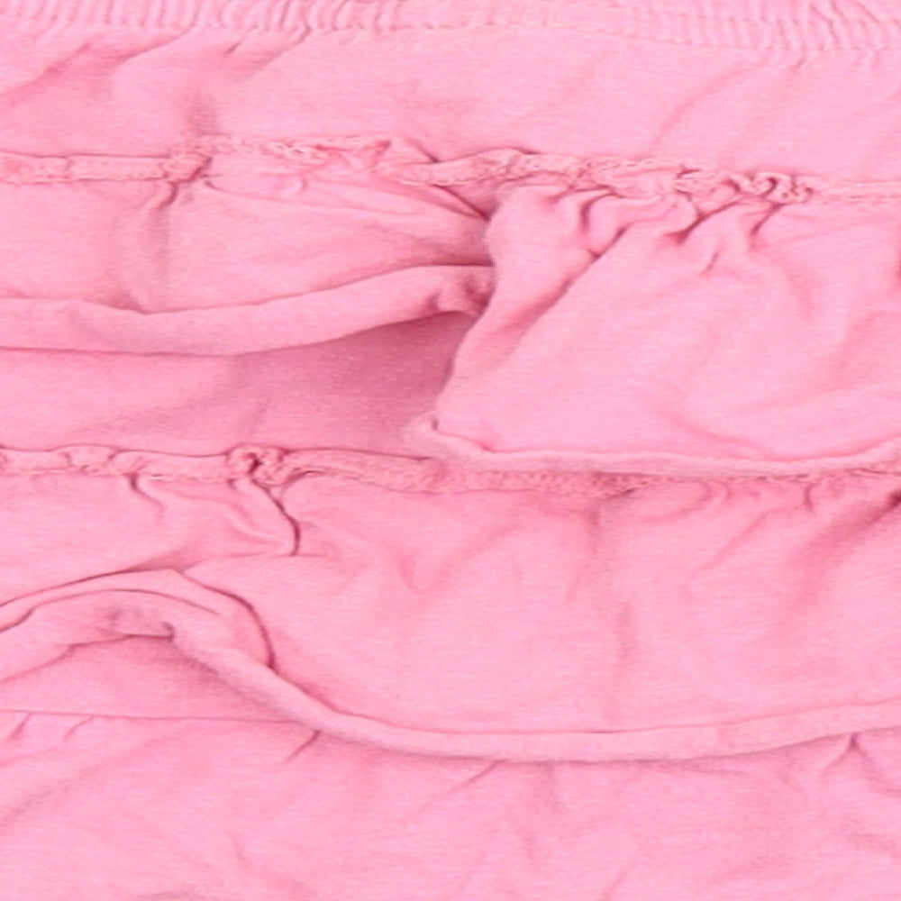 George Girls Pink  100% Cotton Mini Skirt Size 4-5 Years  Regular