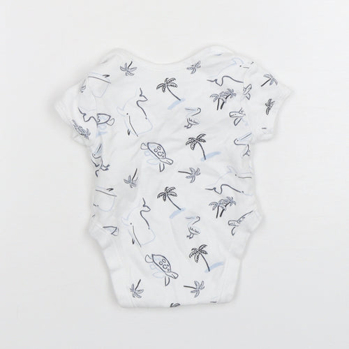 Primark Boys Gold  Cotton Leotard One-Piece Size Newborn  Snap