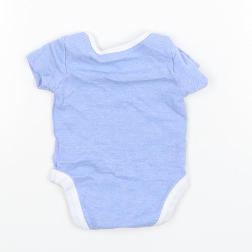 Dunnes Stores Boys Blue  Cotton Leotard One-Piece Size Newborn  Snap