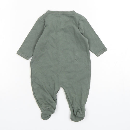 name it Boys Green  Cotton Babygrow One-Piece Size Newborn  Snap