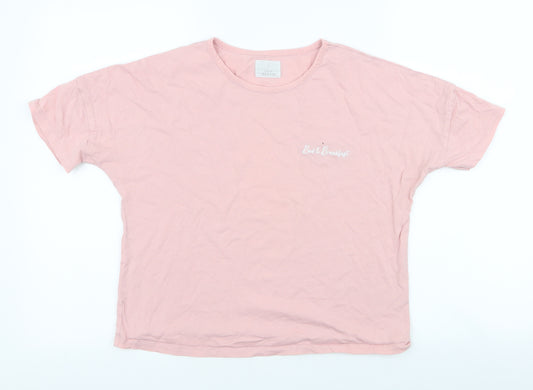 Matalan Womens Pink  100% Cotton Top Pyjama Top Size XS   - bed & breakfast