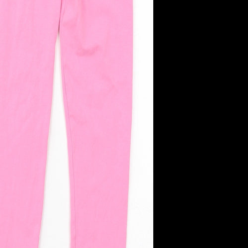 TU Girls Pink  Cotton Carrot Trousers Size 9-10 Years  Regular