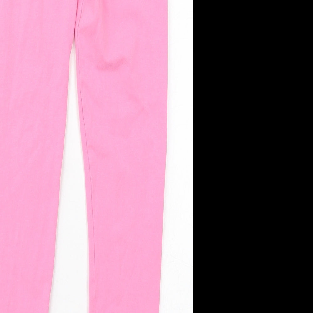 TU Girls Pink  Cotton Carrot Trousers Size 9-10 Years  Regular
