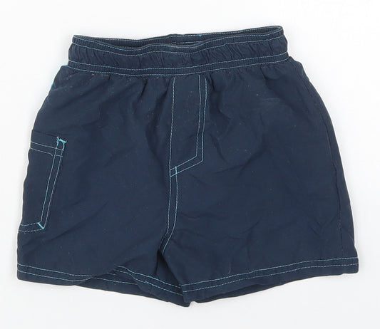 Preworn Boys Blue  Polyester Utility Shorts Size 2-3 Years  Regular  - Swim Shorts