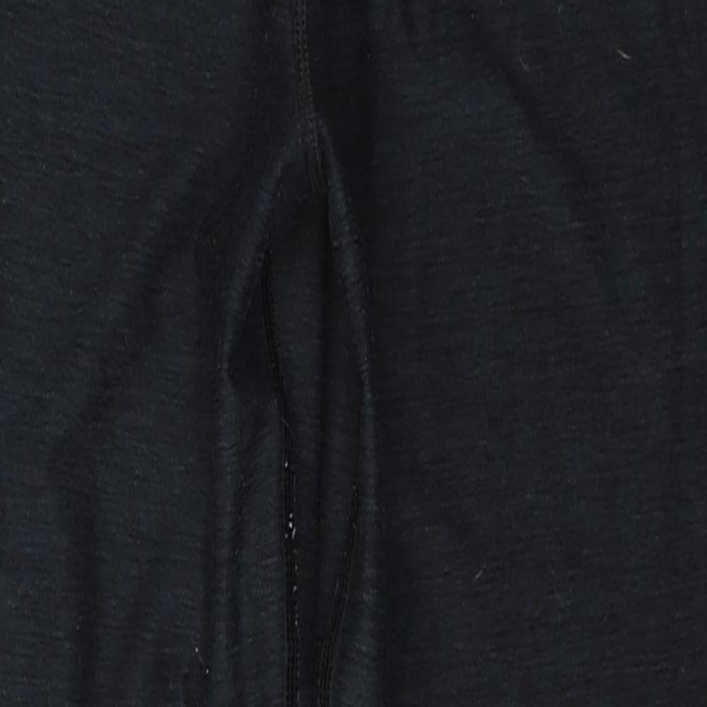 NEXT Girls Black  Polyester Jogger Trousers Size 11 Years  Regular  - Leggings