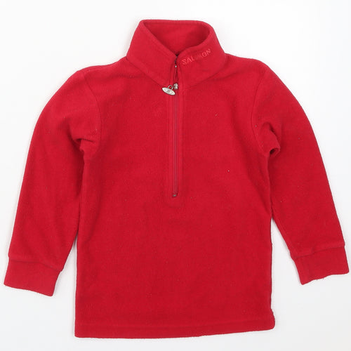 Salomon Boys Red   Jacket  Size 2-3 Years  Zip