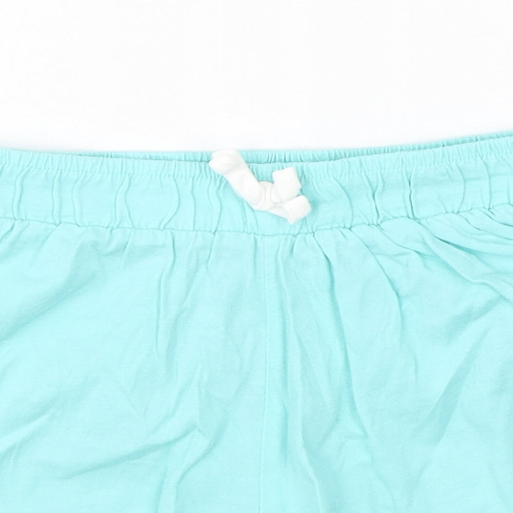 Primark Girls Green  Cotton Sweat Shorts Size 8-9 Years  Regular  - LOL Dolls