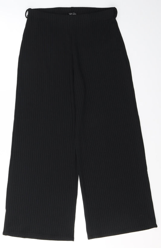 New Look Girls Black  Polyester Dress Pants Trousers Size 14 Years  Regular