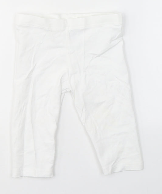 NEXT Girls White  Cotton Jegging Trousers Size 6 Years  Regular