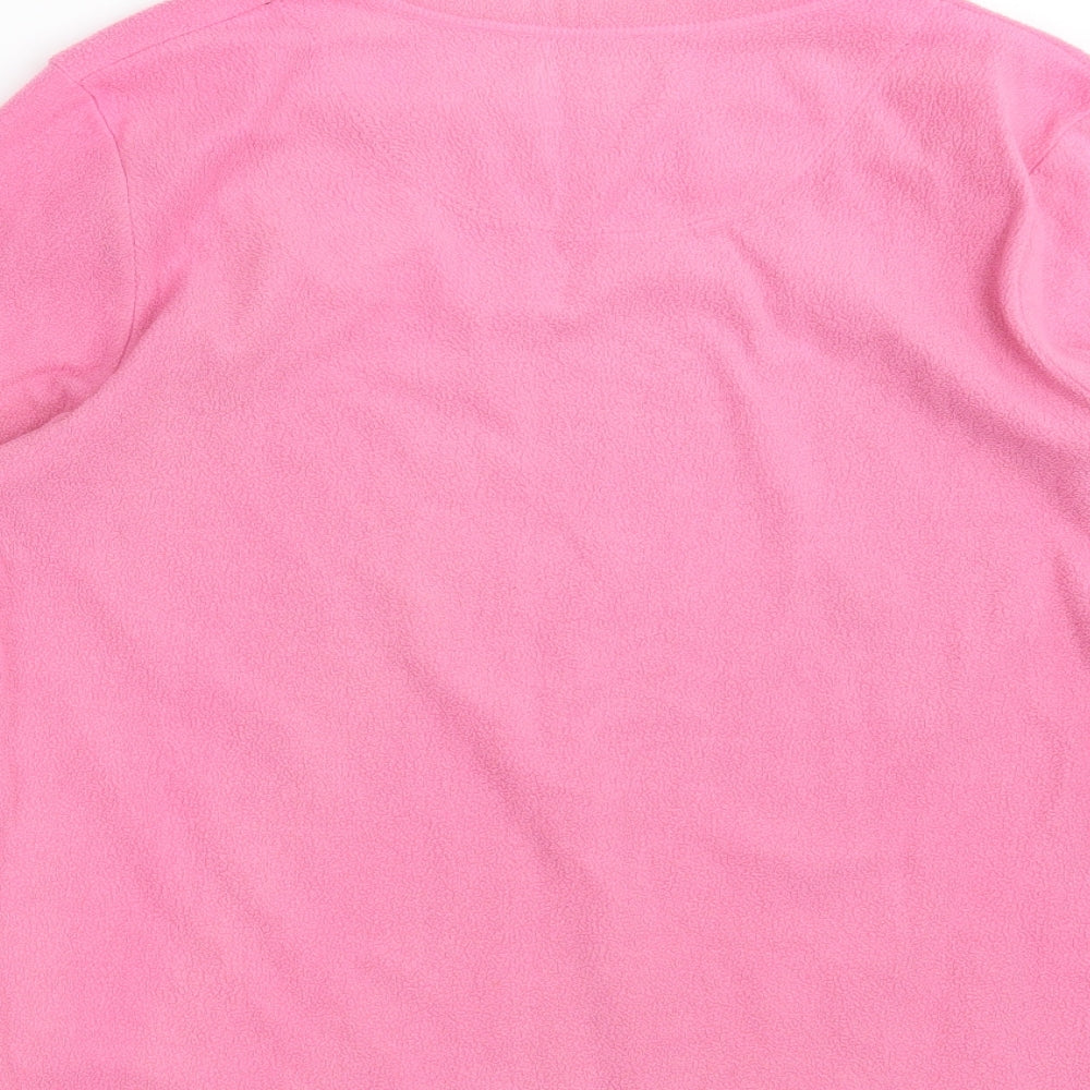 Primark Womens Pink Solid Polyester Top Pyjama Top Size 10   - Sleeping in Today
