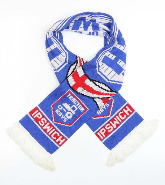 Tractor Boys Mens Blue  Polyester Scarf  One Size   - Pride Of East Anglia, Ipswich