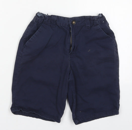 Denim Co Boys Blue  Cotton Chino Shorts Size 10-11 Years  Regular