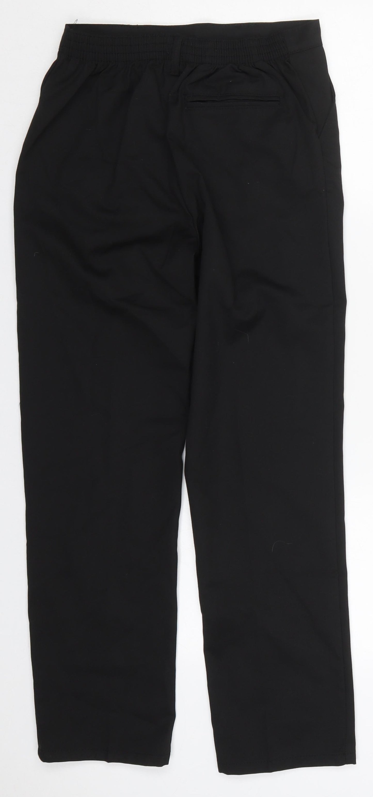 Studio Boys Black  Polyester Dress Pants Trousers Size 11-12 Years  Regular