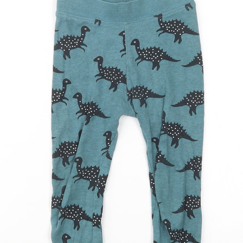 NEXT Boys Green Geometric Cotton  Pyjama Pants Size 3-4 Years   - Dinosaur Print