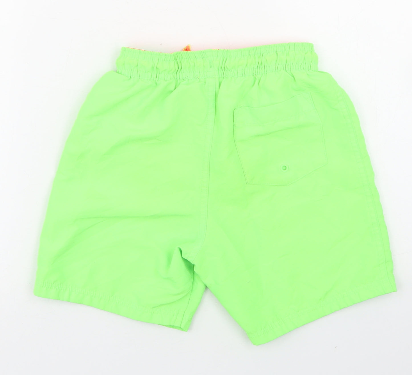 F&F Boys Green  Polyester Utility Shorts Size 8-9 Years  Regular Drawstring - Board Shorts