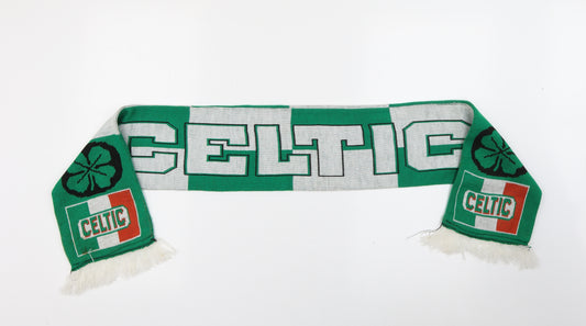 Celtic Football Club Mens Green  Acrylic Scarf  One Size   - Celtic Football