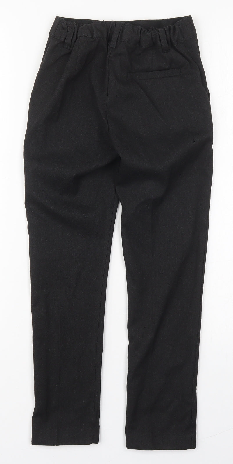 F&F Boys Grey  Polyester Dress Pants Trousers Size 8-9 Years  Regular Hook & Eye