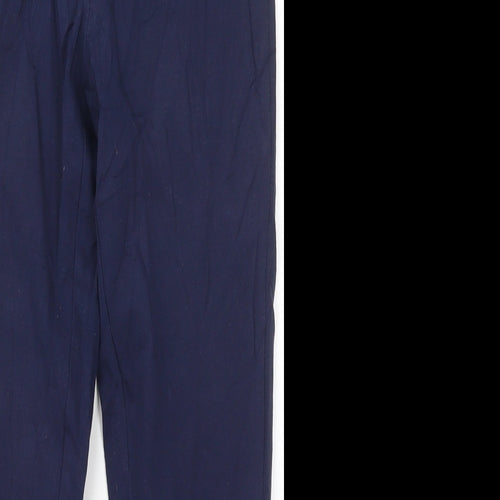 George Womens Blue  Cotton Carrot Leggings Size 8 L21 in